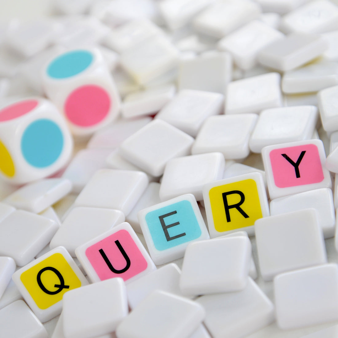 Candygrams involves strategy. To increase the chance of winning, take a few early strategic steps. ‘query’ crossword made with colorful letter tiles on a background of white tiles